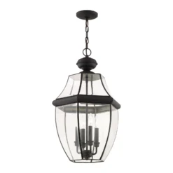 Monterey 25 Inch Tall 4 Light Outdoor Hanging Lantern By Livex Lighting -LumeLux Shop Livex Lighting 2357 04 04