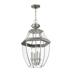 Monterey 25 Inch Tall 4 Light Outdoor Hanging Lantern By Livex Lighting -LumeLux Shop Livex Lighting 2357 91 05