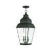 Exeter 25 Inch Tall 3 Light Outdoor Hanging Lantern By Livex Lighting