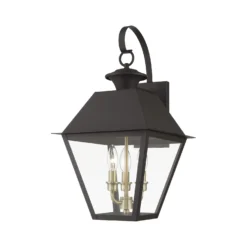 Wentworth 22 Inch Tall 3 Light Outdoor Hanging Lantern By Livex Lighting