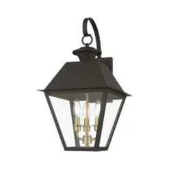 Wentworth 22 Inch Tall 3 Light Outdoor Hanging Lantern By Livex Lighting -LumeLux Shop Livex Lighting 27218 07 05