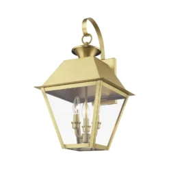 Wentworth 22 Inch Tall 3 Light Outdoor Hanging Lantern By Livex Lighting -LumeLux Shop Livex Lighting 27218 08 03