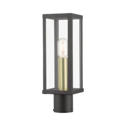 Livex Lighting Gaffney 15 Inch Tall Outdoor Post Lamp -LumeLux Shop Livex Lighting 28034 07 01