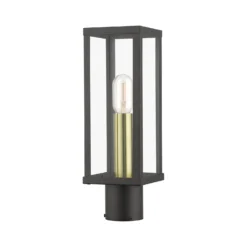 Livex Lighting Gaffney 15 Inch Tall Outdoor Post Lamp -LumeLux Shop Livex Lighting 28034 07 02