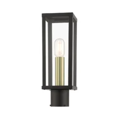 Livex Lighting Gaffney 15 Inch Tall Outdoor Post Lamp -LumeLux Shop Livex Lighting 28034 07 05
