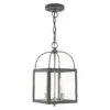 Milford 15 Inch Tall 2 Light Outdoor Hanging Lantern By Livex Lighting