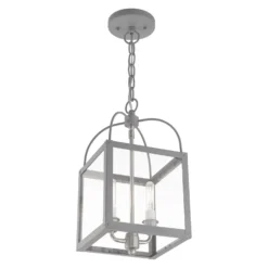 Milford 15 Inch Tall 2 Light Outdoor Hanging Lantern By Livex Lighting -LumeLux Shop Livex Lighting 4041 80 05