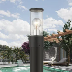 Livex Lighting Atlantic 9 Inch Tall Outdoor Post Lamp -LumeLux Shop Livex Lighting 71924 14 611
