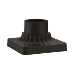 Fluted Outdoor Pier Mount Adapter By Livex Lighting -LumeLux Shop Livex Lighting 7507 07 12
