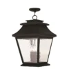 Hathaway 21 Inch Tall 4 Light Outdoor Hanging Lantern By Livex Lighting