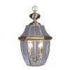Monterey 19 Inch Tall 2 Light Outdoor Hanging Lantern By Livex Lighting