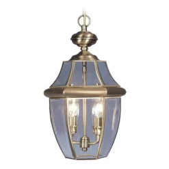 Monterey 19 Inch Tall 2 Light Outdoor Hanging Lantern By Livex Lighting