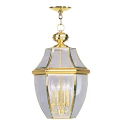 Monterey 25 Inch Tall 4 Light Outdoor Hanging Lantern By Livex Lighting
