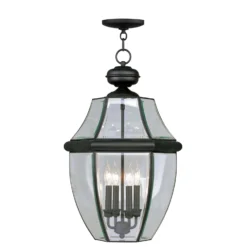 Monterey 25 Inch Tall 4 Light Outdoor Hanging Lantern By Livex Lighting -LumeLux Shop Livex20Lighting 2357 04