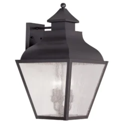 Vernon 21 Inch Tall 3 Light Outdoor Wall Light By Livex Lighting