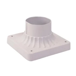 Fluted Outdoor Pier Mount Adapter By Livex Lighting