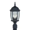 Kingston 20 Inch Tall 3 Light Outdoor Post Lamp By Livex Lighting