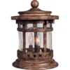 Santa Barbara 15 Inch Tall 3 Light Outdoor Hanging Lantern By Maxim Lighting