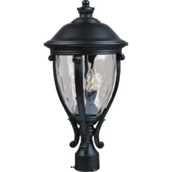 Camden 23 Inch Tall 3 Light Outdoor Post Lamp By Maxim Lighting