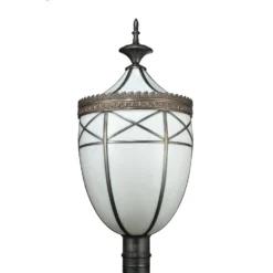 Borough Hall 26 Inch Tall 1 Light Outdoor Post Lamp By Meyda Lighting