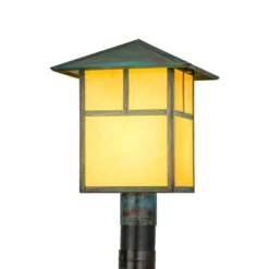 15 Inch Tall Outdoor Post Lamp By Meyda Lighting