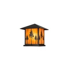 18 Inch Tall 1 Light LED Outdoor Pier Lamp By Meyda Lighting