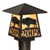 Meyda Lighting Personalized 9 Inch Tall Outdoor Post Lamp