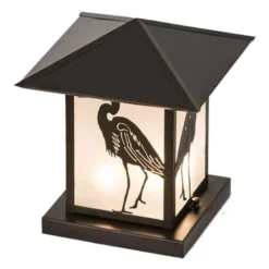 Heron 12 Inch Tall 2 Light Outdoor Pier Lamp By Meyda Lighting -LumeLux Shop Meyda Lighting 257399X10 3