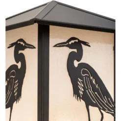Heron 12 Inch Tall 2 Light Outdoor Pier Lamp By Meyda Lighting -LumeLux Shop Meyda Lighting 257399X10 6