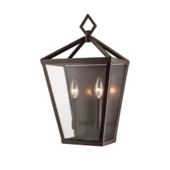 Arnold 17 Inch Tall 2 Light Outdoor Wall Light By Millennium Lighting -LumeLux Shop Millennium Lighting 2531 PBZ