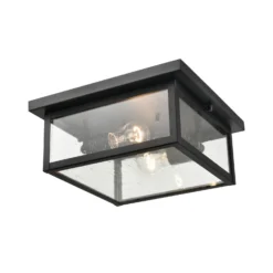 Evanton 5 Inch Tall 2 Light Outdoor Hanging Lantern By Millennium Lighting -LumeLux Shop Millennium Lighting 4122 PBK 3