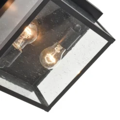 Evanton 5 Inch Tall 2 Light Outdoor Hanging Lantern By Millennium Lighting -LumeLux Shop Millennium Lighting 4122 PBZ 5