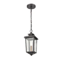 Millennium Lighting Eldrick 13 Inch Tall Outdoor Hanging Lantern -LumeLux Shop Millennium Lighting 4621 PBZ 1