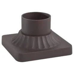 Fluted Outdoor Pier Mount Adapter By Minka Lavery -LumeLux Shop Minka Lavery 7930 615B