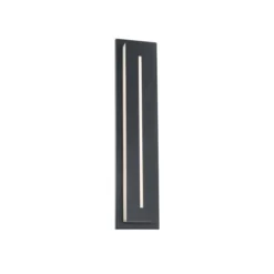 Modern Forms Midnight 26 Inch Tall LED Outdoor Wall Light -LumeLux Shop Modern Forms WS W66226 35 BK