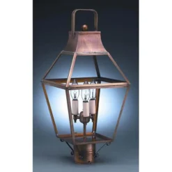 Uxbridge 23 Inch Tall 3 Light Outdoor Post Lamp By Northeast Lantern
