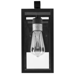 Norwell Capture 11 Inch Tall Outdoor Wall Light -LumeLux Shop Norwell 1185 MB CL 2