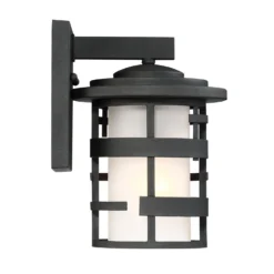 Lansing 9 Inch Tall 1 Light Outdoor Wall Light By Nuvo Lighting -LumeLux Shop Nuvo Lighting 60 6401 004