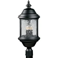 Ashmore 24 Inch Tall 3 Light Outdoor Post Lamp By Progress Lighting