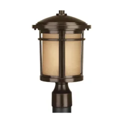Wish 15 Inch Tall 1 Light Outdoor Post Lamp By Progress Lighting -LumeLux Shop Progress Lighting P6424 2030K9