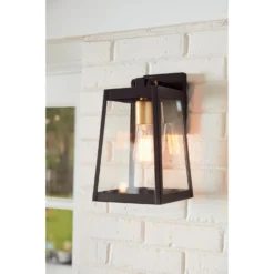 Quoizel Amberly Grove 12 Inch Tall Outdoor Wall Light -LumeLux Shop Quoizel AMBL8407WT LS4