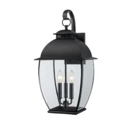 Bain 21 Inch Tall 3 Light Outdoor Wall Light By Quoizel
