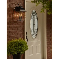 Bain 21 Inch Tall 3 Light Outdoor Wall Light By Quoizel -LumeLux Shop Quoizel BAN8411K 5