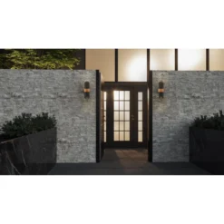 Quoizel Chasm 20 Inch Tall LED Outdoor Wall Light -LumeLux Shop Quoizel CHS8407MBK 13
