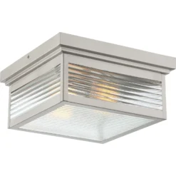 Gardner 12 Inch 2 Light Outdoor Flush Mount By Quoizel