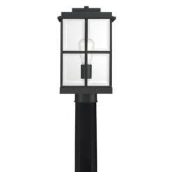 Quoizel Mulligan 13 Inch Tall Outdoor Post Lamp -LumeLux Shop Quoizel MGN9008MBK 3