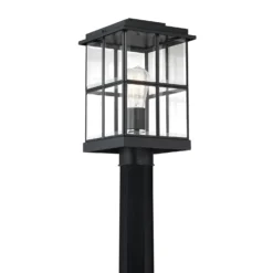 Quoizel Mulligan 13 Inch Tall Outdoor Post Lamp -LumeLux Shop Quoizel MGN9008MBK 4