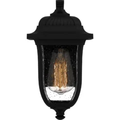 Quoizel Mulberry 11 Inch Tall Outdoor Wall Light -LumeLux Shop Quoizel MUL8406MBK 3