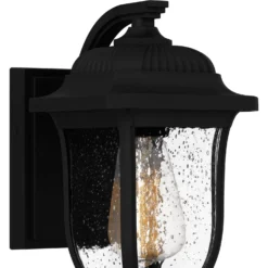 Quoizel Mulberry 11 Inch Tall Outdoor Wall Light -LumeLux Shop Quoizel MUL8406MBK 5