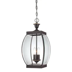 Oasis 20 Inch Tall 3 Light Outdoor Hanging Lantern By Quoizel